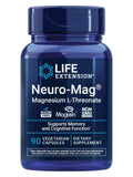Life Extension Neuro-Mag Magnesium L-Threonate, Memory Health, Quick Thinking, Cognitive Health Support, Vegetarian, Non-GMO, 90 Vegetarian Capsules - TrustMedUSA