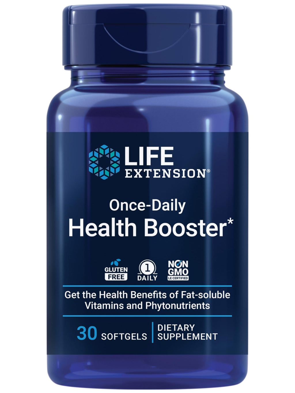 Life Extension Once-Daily Health Booster, Vitamins E, K1 & K2, phospholipids, Fat-Soluble nutrients for Eye Health, Bone Health, Heart Health, Gluten-Free, 1 Daily, Non-GMO, 30 softgels - TrustMedUSA
