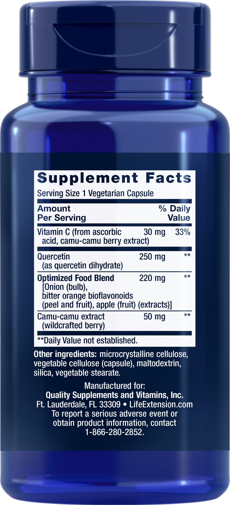 Life Extension Optimized Quercetin Capsules, 60 Vegetarian Capsules (Pack of 3) - TrustMedUSA