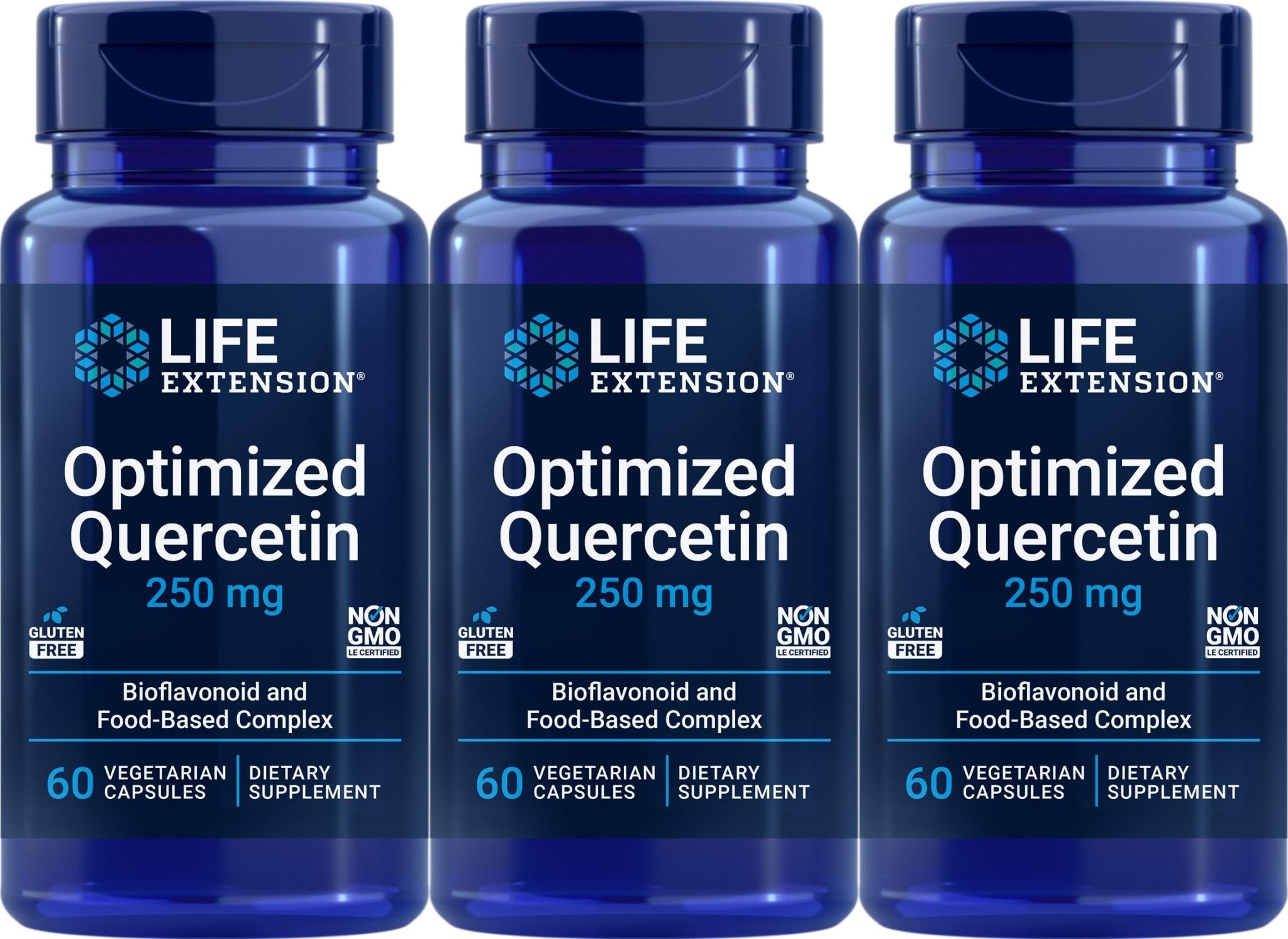 Life Extension Optimized Quercetin Capsules, 60 Vegetarian Capsules (Pack of 3) - TrustMedUSA