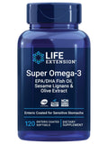 Life Extension Super Omega-3 EPA/DHA Fish Oil, Sesame Lignans & Olive Extract – Heart Health, Brain Health, Inflammation Health Support, Gluten-Free, Enteric-Coated, Non-GMO, 120 Softgels - TrustMedUSA