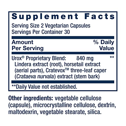 Life Extension Women's Bladder Support – for Bladder Health and Normal Urinary Frequency – Horsetail, Lindera and Three-Leaf Caper Extracts – Non-GMO – Gluten Free — 60 Vegetarian Capsules - TrustMedUSA