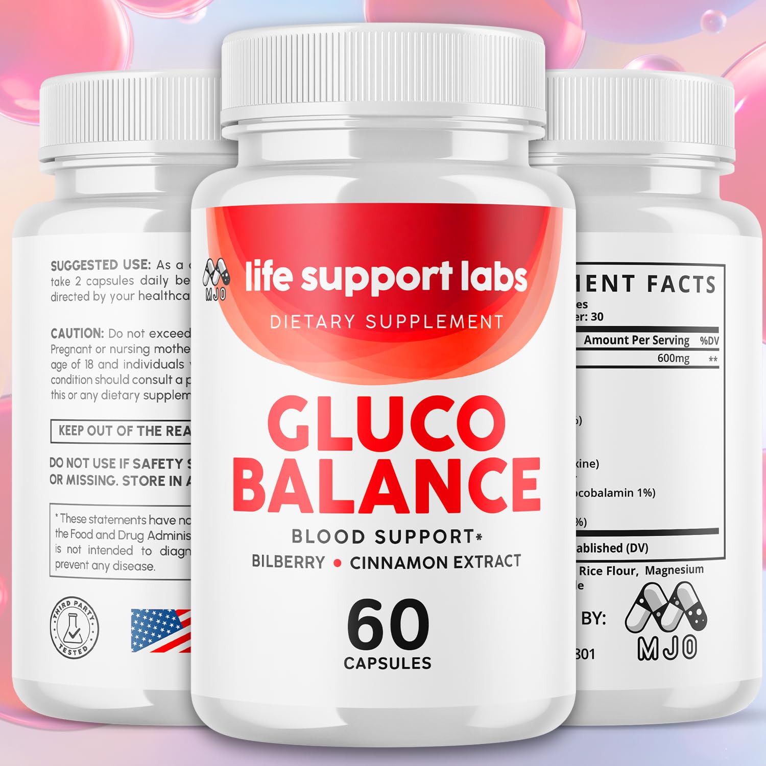 Life Support Labs Capsules, Official LifeSupportLabs Blood Health Pills with All Natural Ingredients, Life Support Labs Advanced Health & Wellness with Premium Vitamins for Women & Men (60 Capsules) - TrustMedUSA