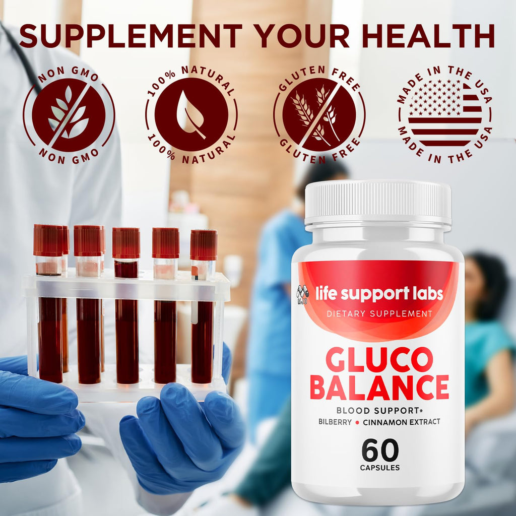 Life Support Labs Capsules, Official LifeSupportLabs Blood Health Pills with All Natural Ingredients, Life Support Labs Advanced Health & Wellness with Premium Vitamins for Women & Men (60 Capsules) - TrustMedUSA