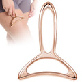 lifechill Lymphatic Drainage Massager & Anti Cellulite Massage Tools for Body Sculpting, Metal Gua Sha & Muscle Scraper Tool Pain Relief Deep Tissue, Gifts for Women, Gold (M) - Maple Wellness Supplements