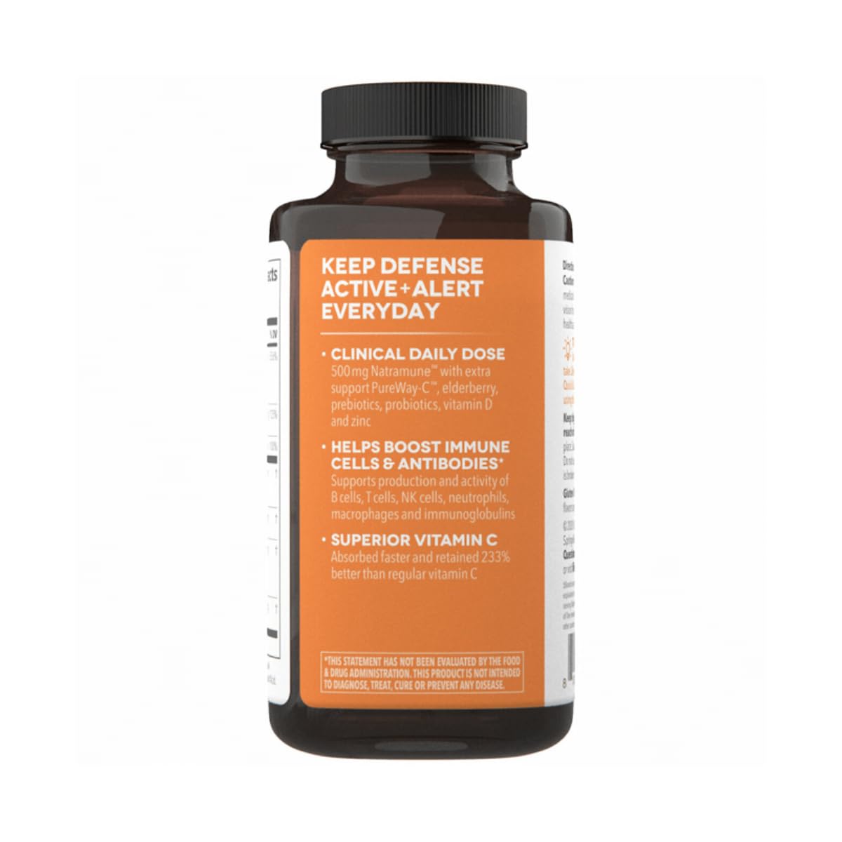 LifeSeasons Clinical Immunity - Daily Boost - Immune System Booster - Pre + Probiotics - Increases Antibodies & Immune Cells - Elderberry, Zinc, Natramune & Vitamin C + D3-60 Capsules - Maple Wellness Supplements