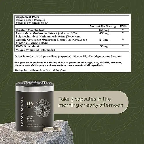 Lift Black Label – Nootropic Brain Booster Supplement for Productivity - TrustMedUSA