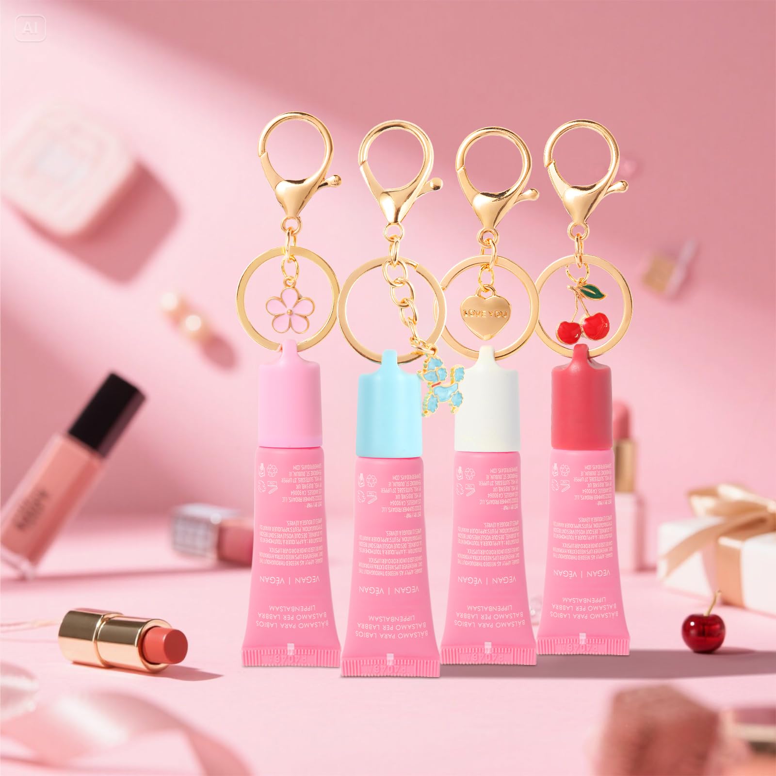 Limpskys keychain cap for Summer Fridays 0.5 Oz Lip Balm,lip gloss cap keychain（No Lip Balm） - TrustMedUSA