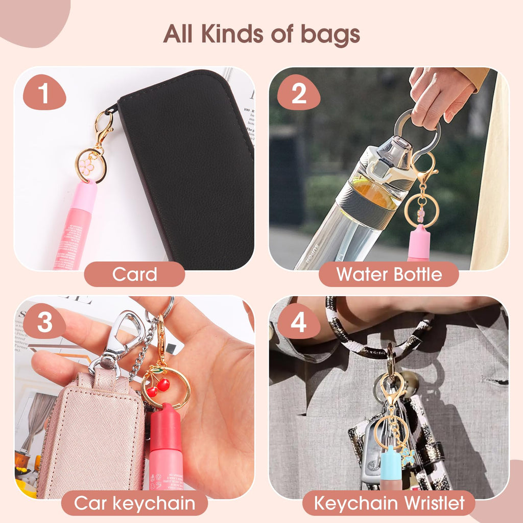 Limpskys keychain cap for Summer Fridays 0.5 Oz Lip Balm,lip gloss cap keychain（No Lip Balm） - TrustMedUSA