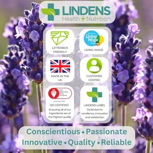 Lindens 500mg Magnesium Tablets | 90s 1-a-Day | Made in The UK | Tiredness, Muscle - TrustMedUSA