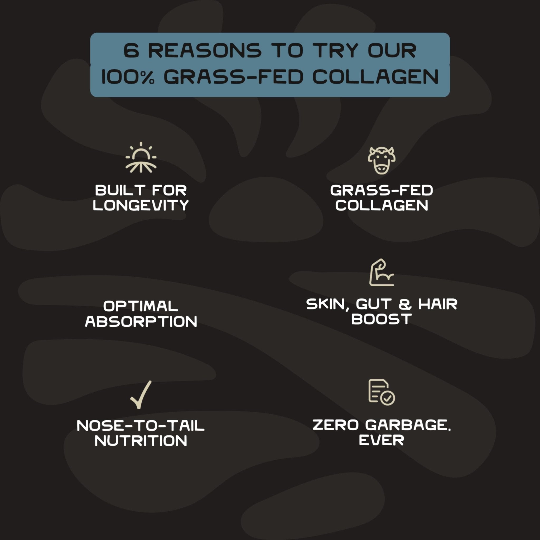 Lineage Provisions 100% Grass Fed Collagen Powder UNFLAVORED – Hydrolyzed Bovine Collagen Peptides with Trachea, Scapula, Eggshell Membrane – Collagen Protein Powder with Vitamin C – 30 Servings - Maple Wellness Supplements