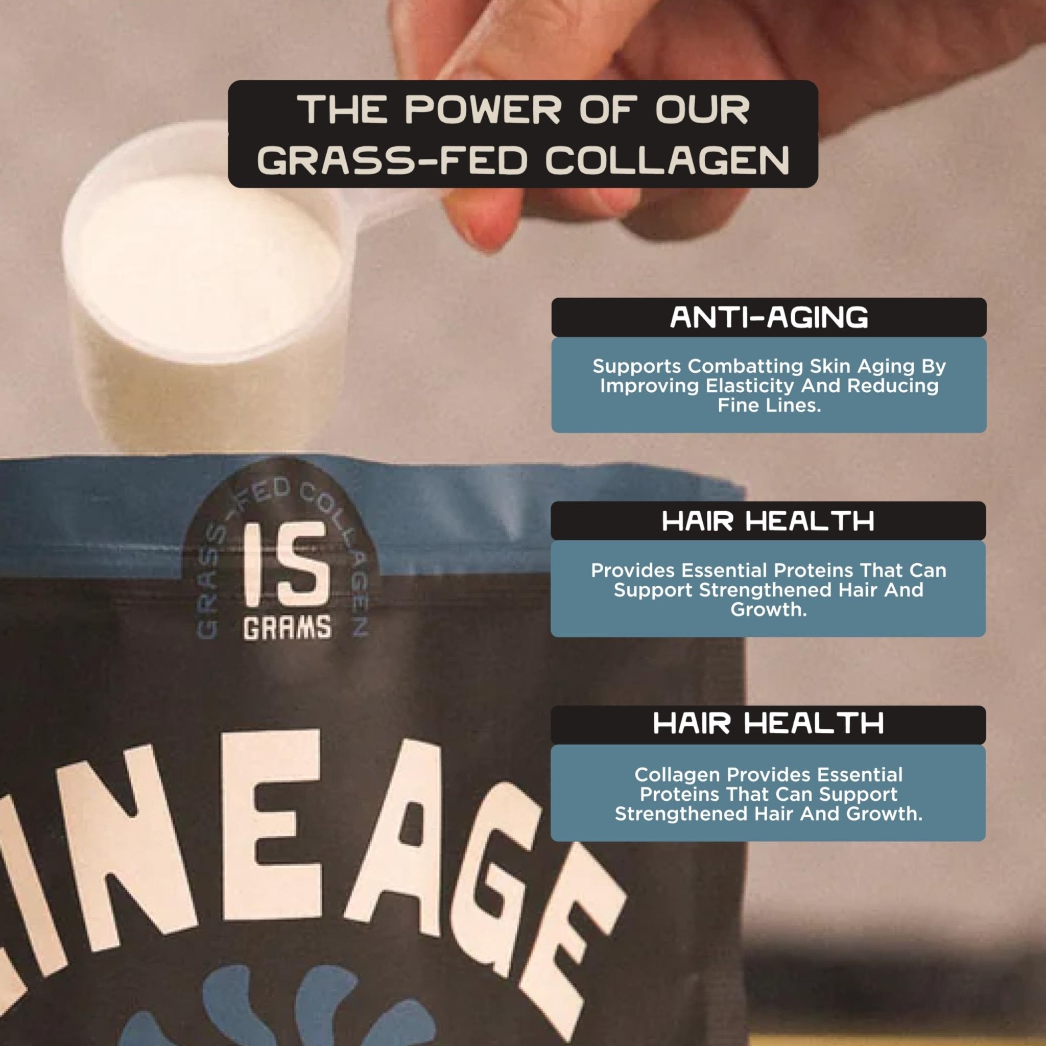 Lineage Provisions 100% Grass Fed Collagen Powder UNFLAVORED – Hydrolyzed Bovine Collagen Peptides with Trachea, Scapula, Eggshell Membrane – Collagen Protein Powder with Vitamin C – 30 Servings - Maple Wellness Supplements