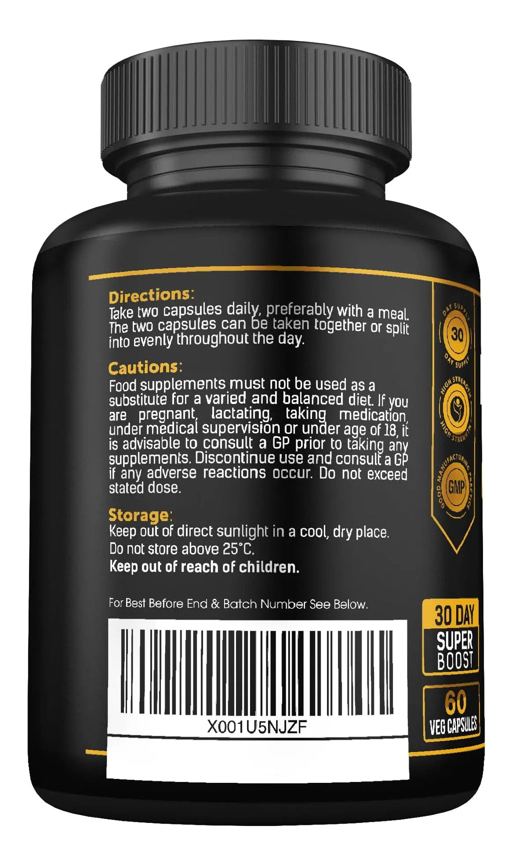 Lions Mane Supplement High Strength 26,000mg Plus 5 Vitamins - TrustMedUSA