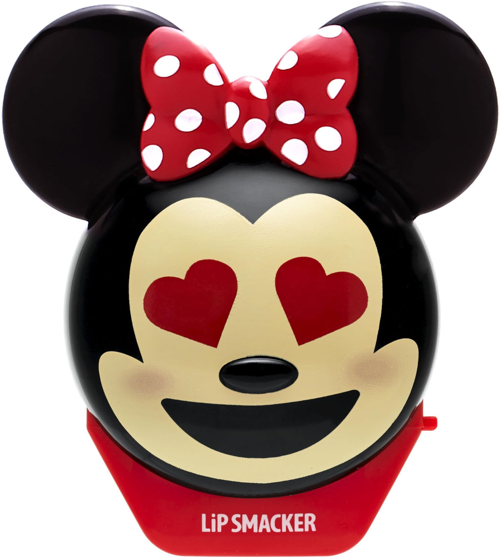 Lip Smacker Disney Minnie Mouse Emoji Lip Balm, Strawberry Lemonade Flavored, Clear, For Kids - TrustMedUSA