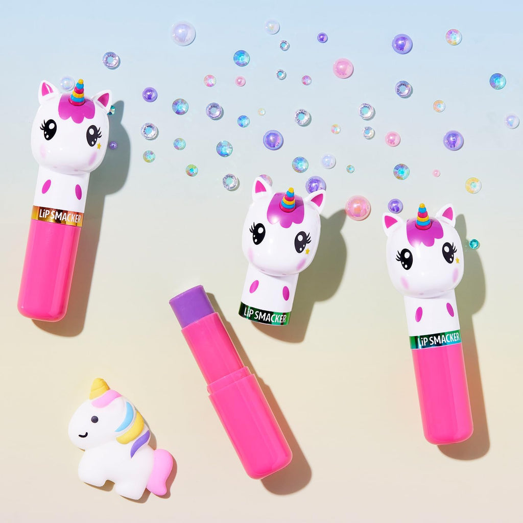 Lip Smacker Lippy Pals Unicorn, Flavored Moisturizing & Smoothing Soft Shine Lip Balm, Hydrating & Protecting Fun Tasty Flavors, Cruelty-Free & Vegan - Unicorn Magic - TrustMedUSA