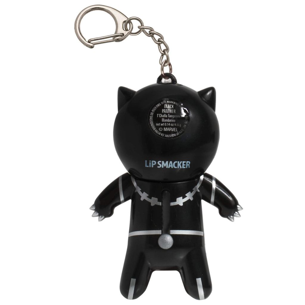 Lip Smacker Marvel Lip Balm Keychain, Clear & Glossy, Fun & Giftable, Cruelty Free - Black Panther - TrustMedUSA