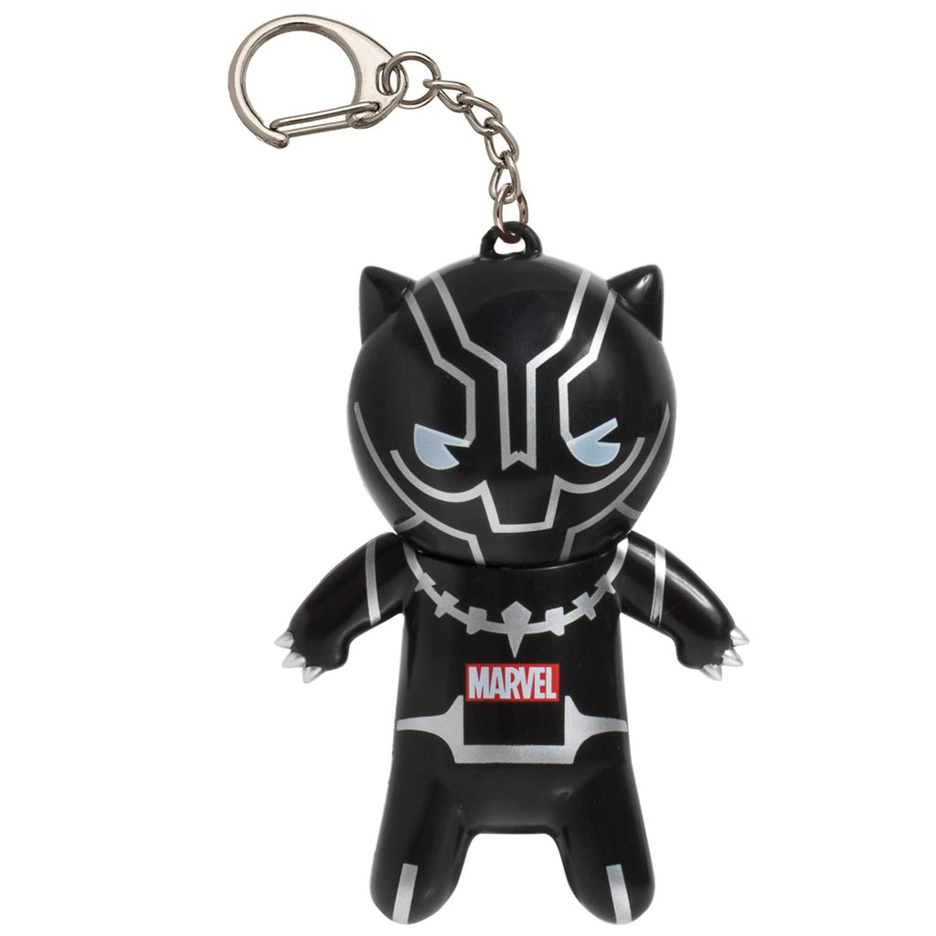 Lip Smacker Marvel Lip Balm Keychain, Clear & Glossy, Fun & Giftable, Cruelty Free - Black Panther - TrustMedUSA