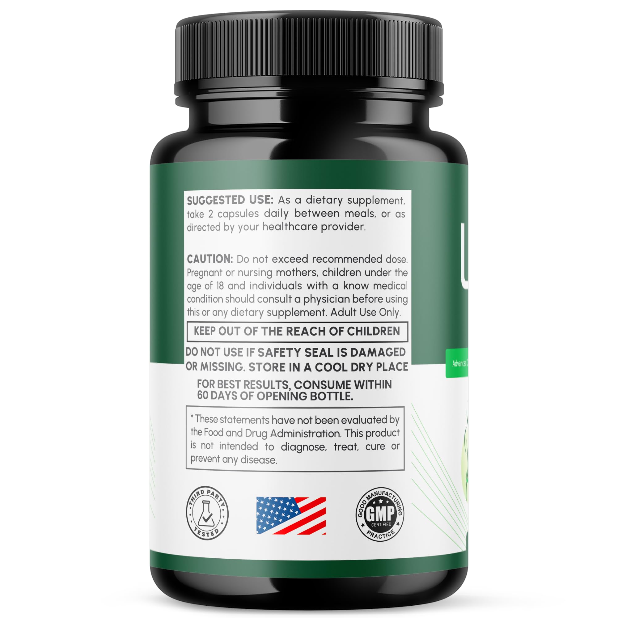 Lipo Fit Capsules, Official Lipo Fit Pills with All Natural Ingredients, Advanced Overall Health and Wellness Vitamin Supplement Formula for Maximum Strength Multivitamin Support (60 Capsules) - TrustMedUSA