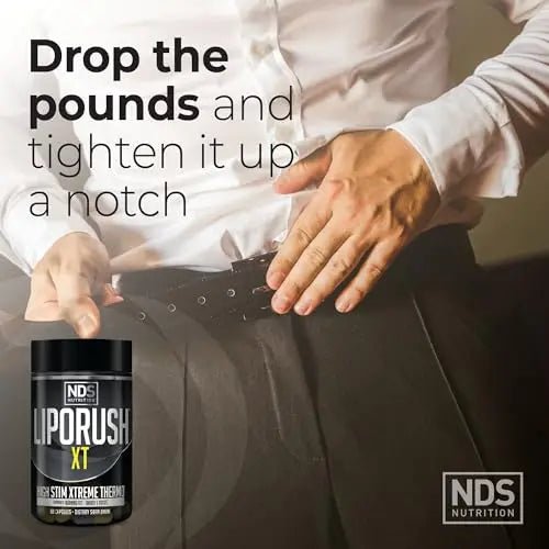 LIPORUSH NDS Nutrition XT - Super Concentrated Thermogenic with L-Carnitine & Teacrine - TrustMedUSA