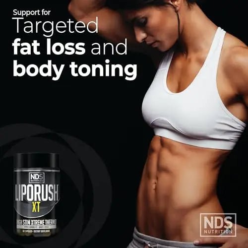 LIPORUSH NDS Nutrition XT - Super Concentrated Thermogenic with L-Carnitine & Teacrine - TrustMedUSA