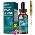 Liposomal Lymphatic Drainage Drops - 21 in 1 Liver Cleanse Detox & Repair with Milk Thistle, Echinacea, Burdock Root, Liposomal Glutathione, Vitamin Complex ''Lymph-Liver'' Gut & Metabolic Health - Maple Wellness Supplements