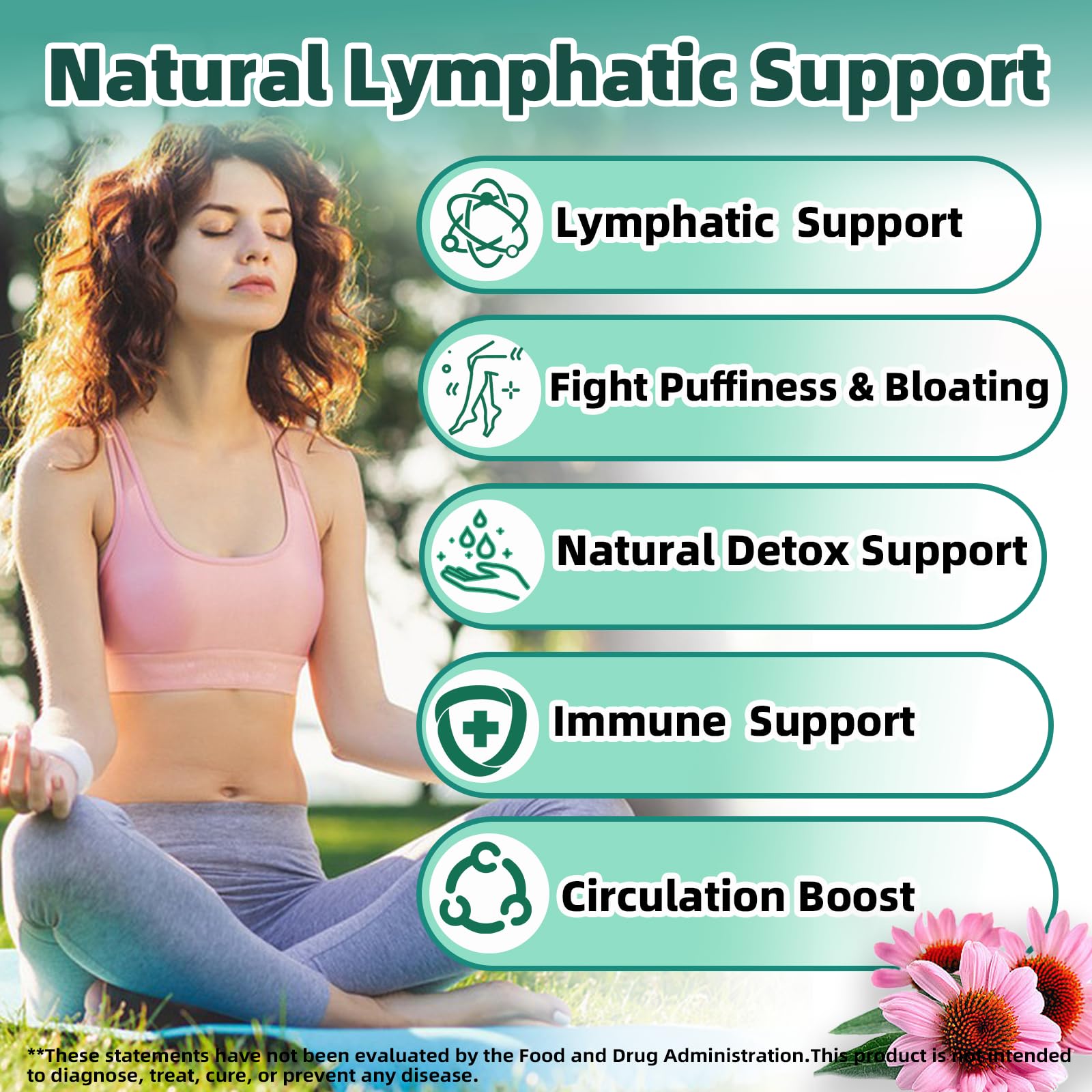 Liposomal Lymphatic Drainage Drops, 4 fl oz – 30-in-1 Lymphatic Drainage Supplements with 23 Herbs & 7 Vitamins – Supports Lymphatic System, Immune & Liver Health – Detox Support – 60-Day Supply - Maple Wellness Supplements