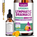 Liposomal Lymphatic Drainage Drops, 9-In-1 Lymphatic Drainage Supplements for Detox & Cleanse, with Echinacea, Dandelion, Elderberry, Burdock Root & Cleavers, Immune & Lymph System Support, 2 FL OZ - Maple Wellness Supplements