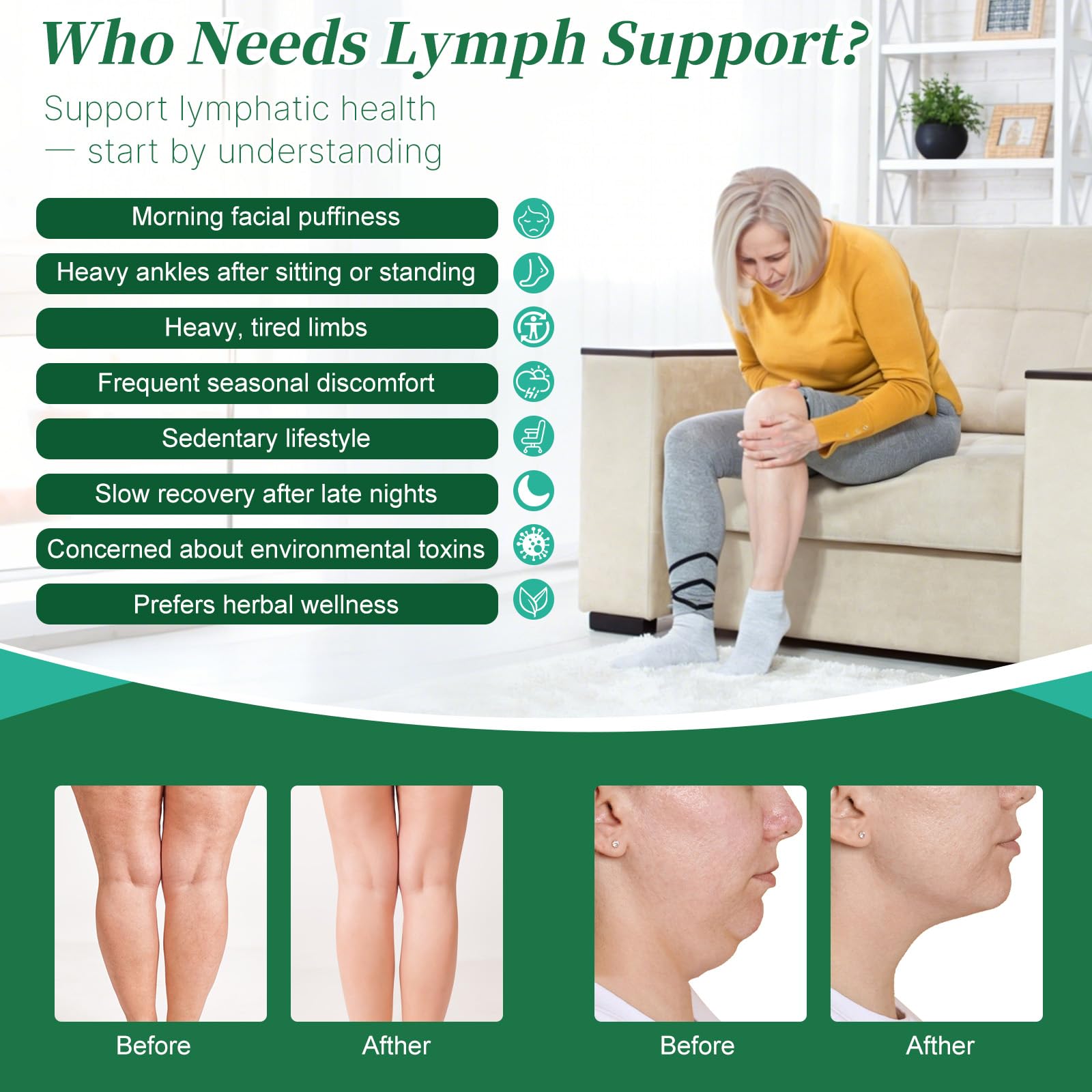 Liposomal Lymphatic Drainage Supplements with 30-in-1 Herbal Blend - Echinacea | Oregano | Milk Thistle - Sugar Free Lymph System Drops - Immune Support, Cleanse & Detox, Raspberry Flavor, 2 fl oz - Maple Wellness Supplements