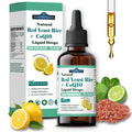 Liposomal Red Yeast Rice with Coq10 Liquid Drops, 5-in-1 Extra Strength 1200mg Cholesterol & Heart Support w. Citrus Bergamot Alpha Lipoic Acid | Cholesterol Lowering Supplement | GMO & Citrinin Free - TrustMedUSA