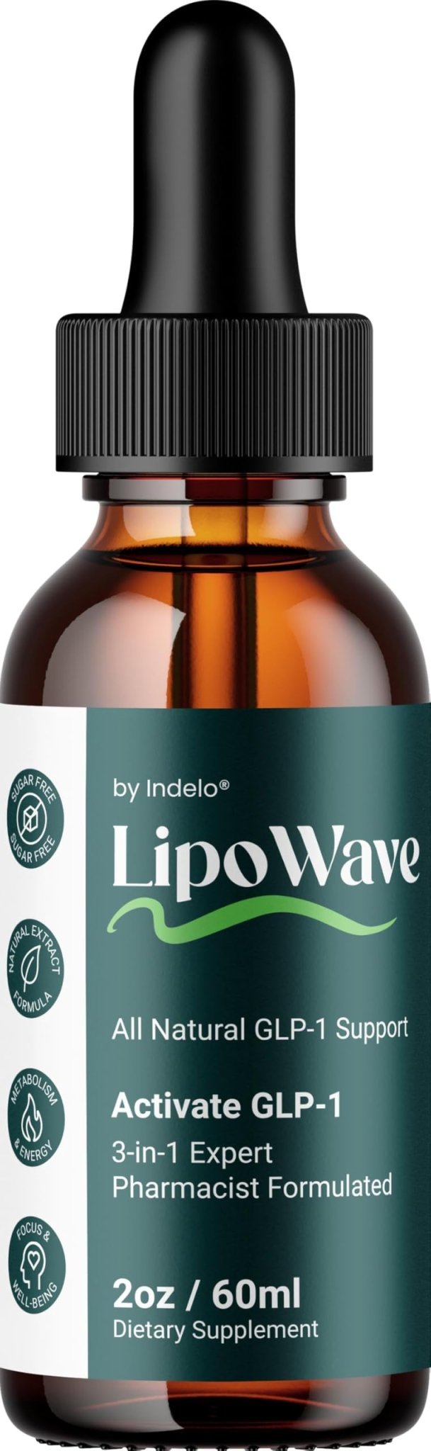 LipoWave Drops – Natural Liquid Dietary Blend for Daily Health Support (1 Month Supply) - TrustMedUSA