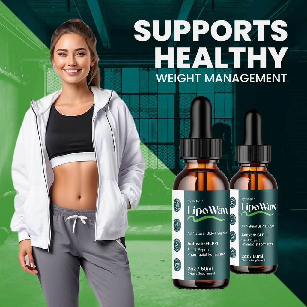 LipoWave Drops – Natural Liquid Dietary Blend for Daily Health Support (1 Month Supply) - TrustMedUSA