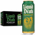 Liquid Death Flavored Sparkling Water with Agave, Severed Lime, 16.9 oz Tallboys (12-Pack) - TrustMedUSA