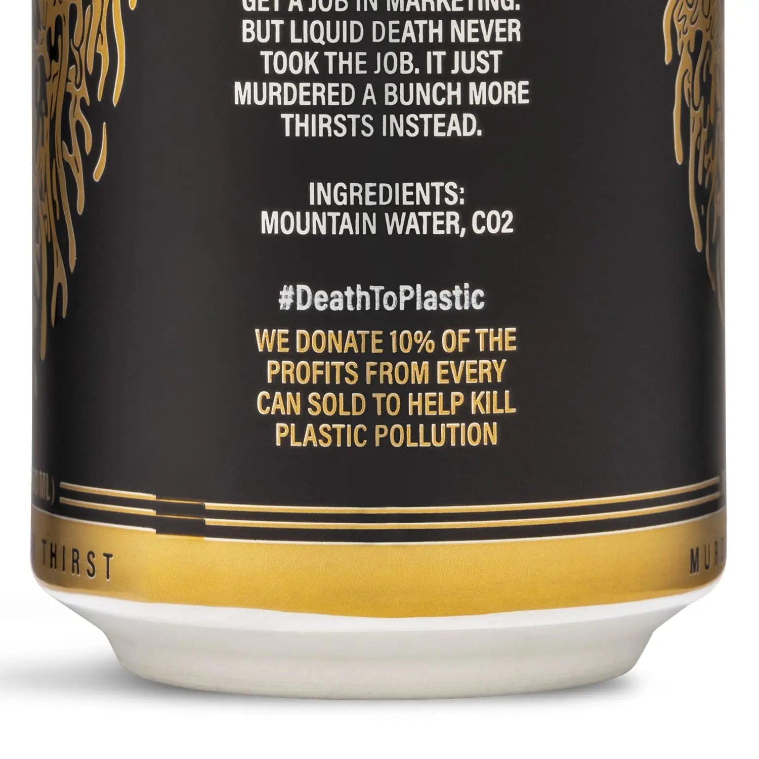 Liquid Death Sparkling Mountain Water, 16.9 oz Tallboys (12-Pack) - TrustMedUSA
