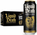 Liquid Death Sparkling Mountain Water, 16.9 oz Tallboys (12-Pack) - TrustMedUSA