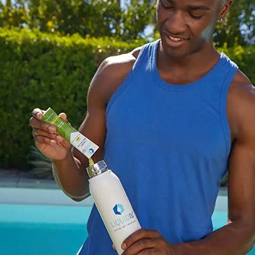 Liquid I.V. Hydration + Energy Multiplier - Lemon Ginger - Hydration Powder Packets - TrustMedUSA
