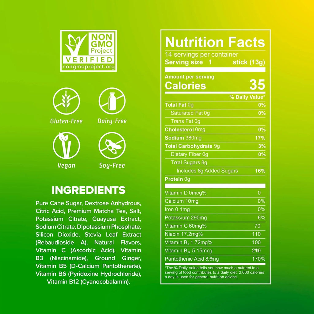 Liquid I.V. Hydration + Energy Multiplier - Lemon Ginger - Hydration Powder Packets - TrustMedUSA