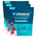 Liquid I.V.® Hydration Multiplier – Arctic Raspberry | Electrolyte Powder Drink Mix | 3 Pack (48 Servings) - TrustMedUSA