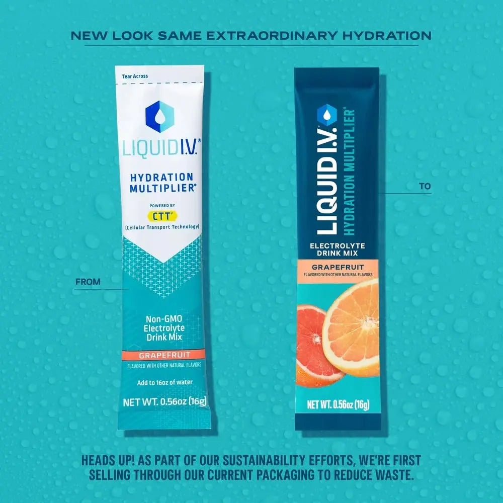 Liquid I.V.® Hydration Multiplier - Grapefruit | Electrolyte Powder Drink Mix | 1 Pack (16 Servings) - TrustMedUSA