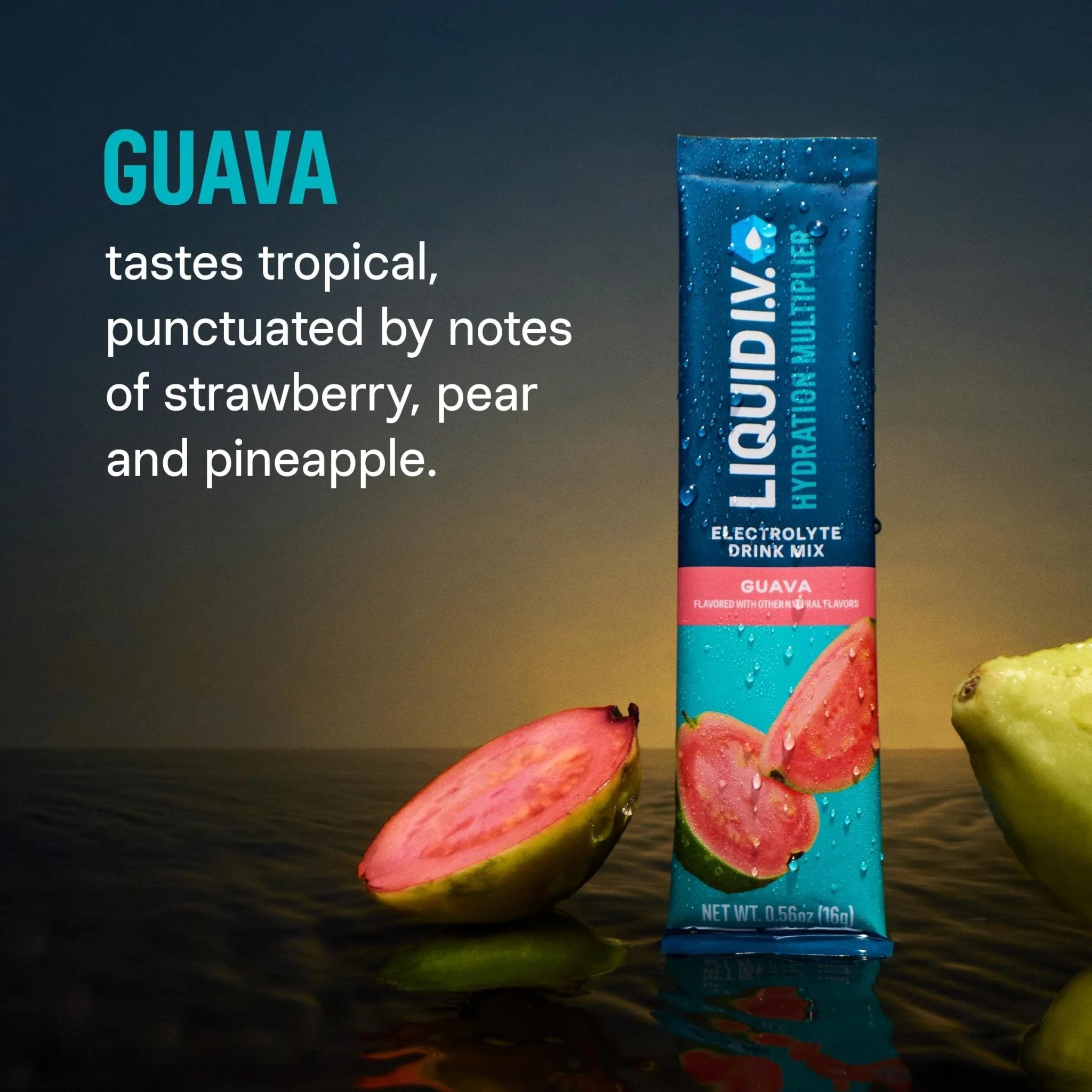 Liquid I.V.® Hydration Multiplier - Guava | Electrolyte Powder Drink Mix | 1 Pack (16 Servings) - TrustMedUSA