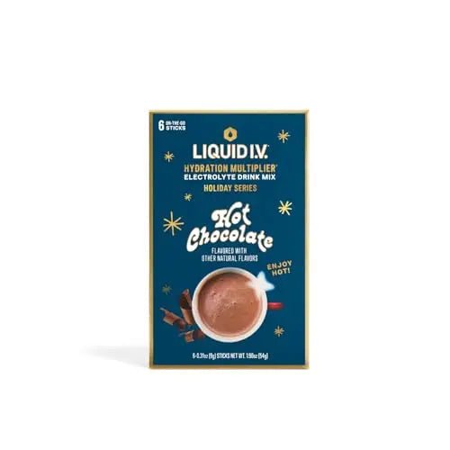 Liquid I.V.® Hydration Multiplier Hot Chocolate | Limited Edition Electrolyte Powder Drink | 2 Pack (12 Servings) - TrustMedUSA