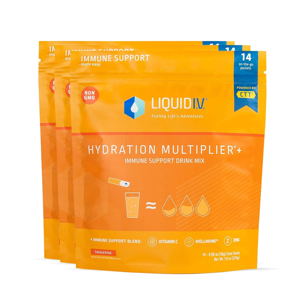 Liquid I.V. Hydration Multiplier + Immune Support - Tangerine - Hydration Powder - TrustMedUSA