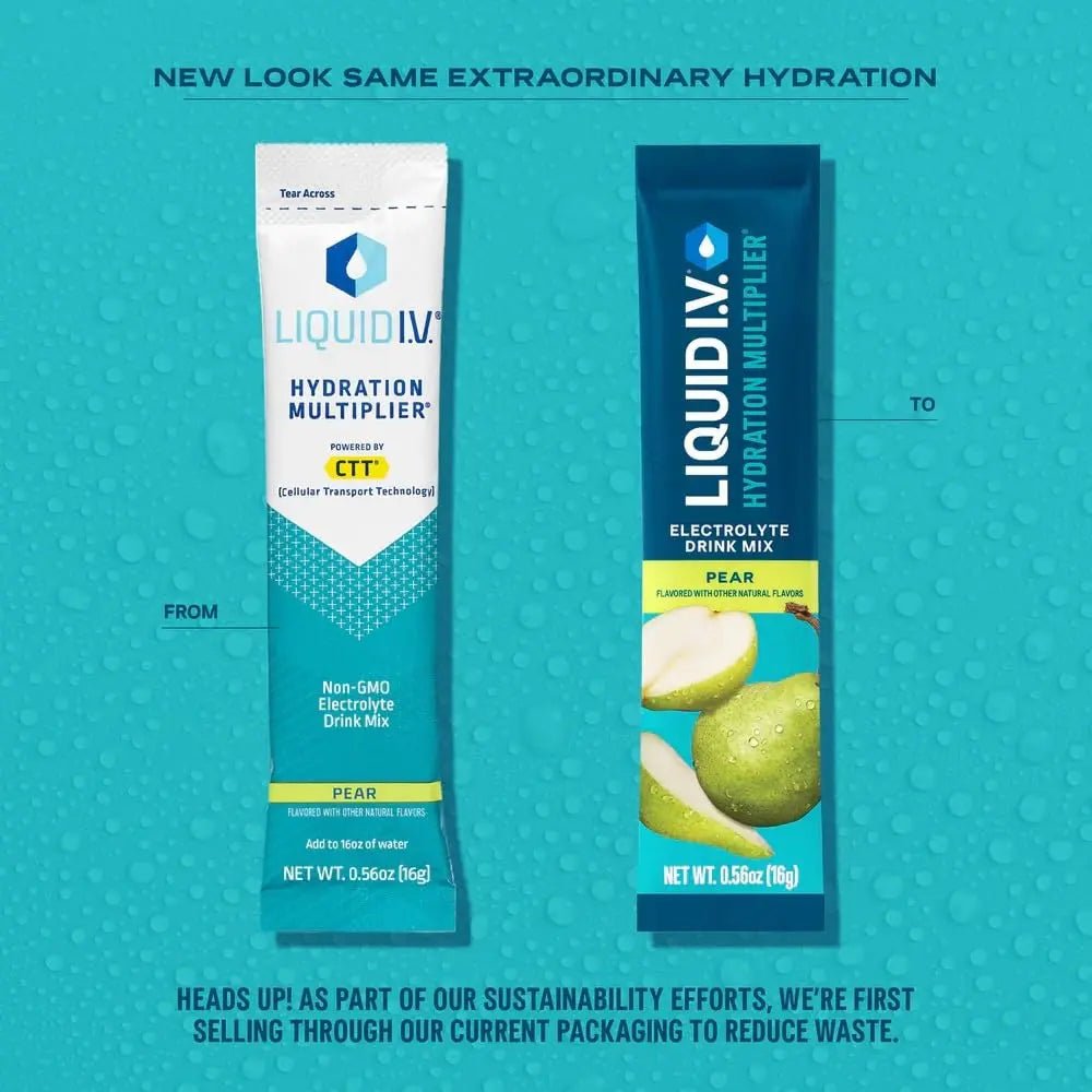 Liquid I.V.® Hydration Multiplier - Pear | Electrolyte Powder Drink Mix | 1 Pack (16 Servings) - TrustMedUSA