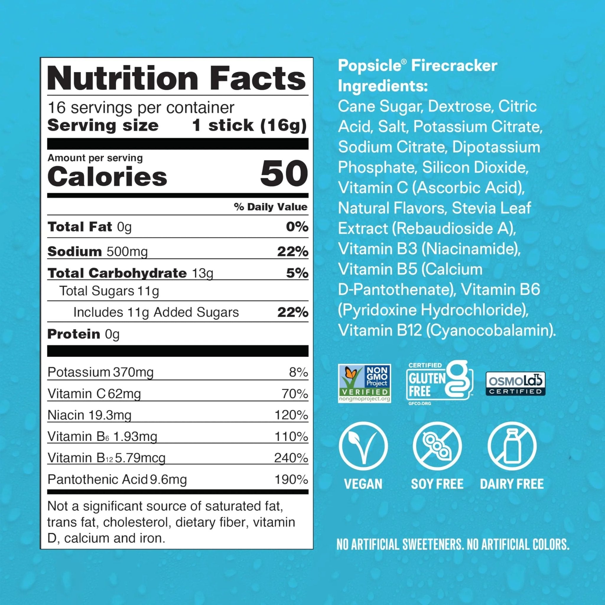 Liquid I.V.® Hydration Multiplier - Popsicle Firecracker | Electrolyte Powder Drink Mix | 3 Pack (48 Servings) - TrustMedUSA
