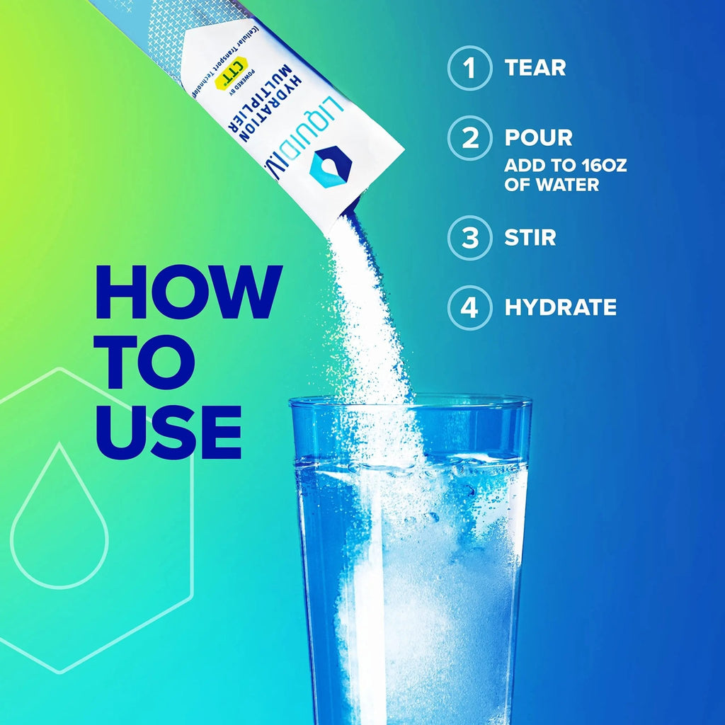 Liquid I.V. Hydration Multiplier + Probiotic Kombucha - Tart Green Apple - Hydration Powder - TrustMedUSA