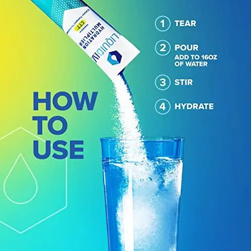 Liquid I.V. Hydration Multiplier - Strawberry - Hydration Powder Packets | Electrolyte Drink - TrustMedUSA