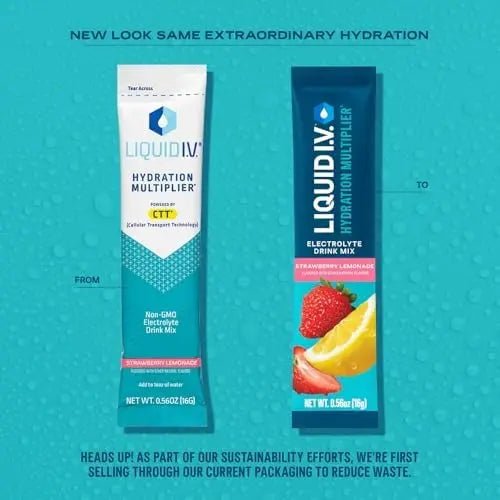 Liquid I.V.® Hydration Multiplier - Strawberry Lemonade | Electrolyte Powder Drink Mix | 1 Pack (16 Servings) - TrustMedUSA