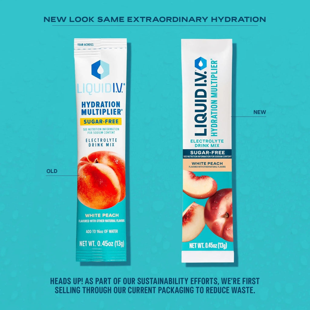Liquid I.V.® Hydration Multiplier Sugar-Free - Rainbow Sherbet | Electrolyte Powder Drink Mix | 1 Pack (14 Servings) - TrustMedUSA