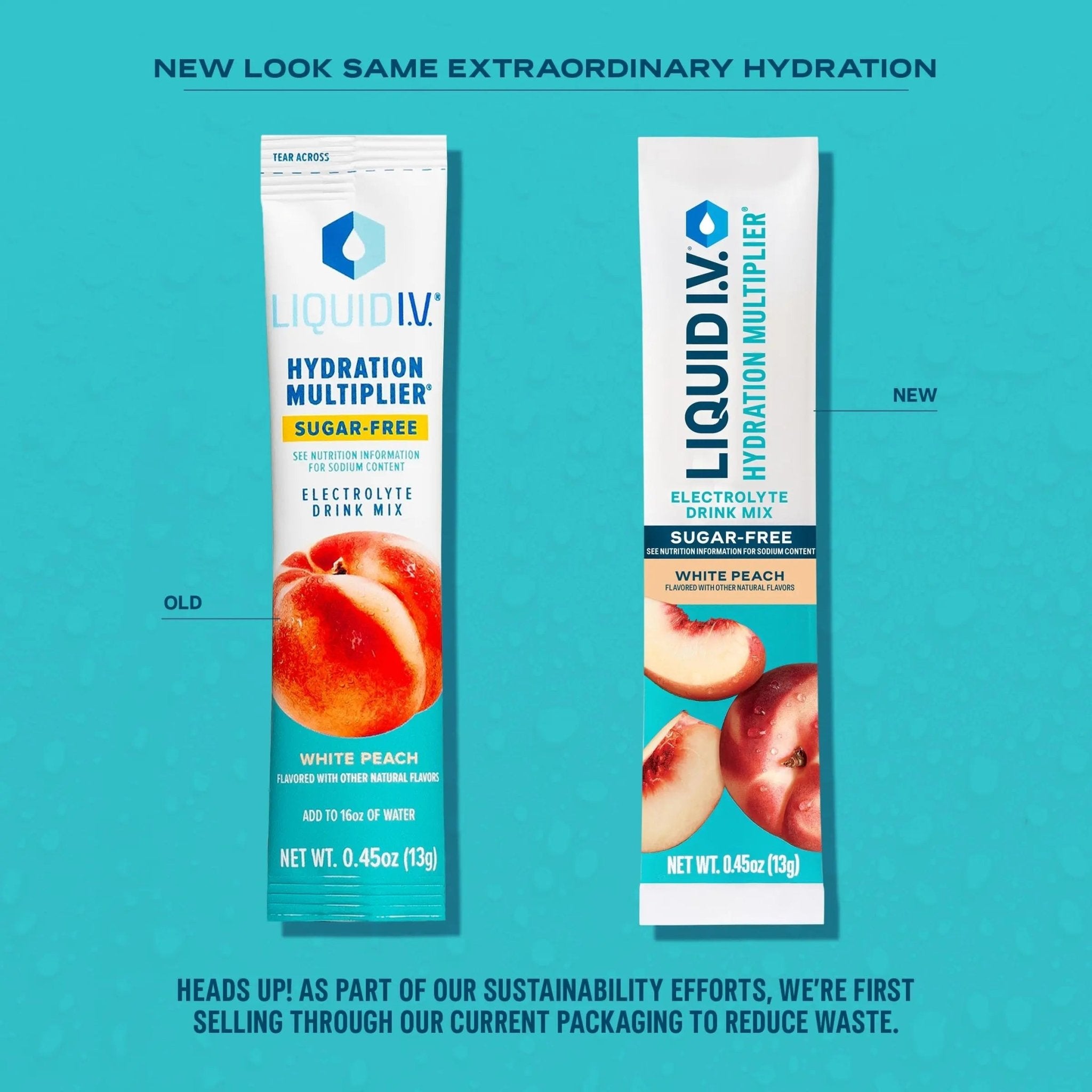 Liquid I.V.® Hydration Multiplier Sugar-Free - Rainbow Sherbet | Electrolyte Powder Drink Mix | 1 Pack (14 Servings) - TrustMedUSA
