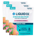Liquid I.V.® Hydration Multiplier Sugar-Free - Rainbow Sherbet | Electrolyte Powder Drink Mix | 3 Pack (42 Servings) - TrustMedUSA