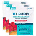 Liquid I.V.® Hydration Multiplier Sugar-Free - Raspberry Melon | Electrolyte Powder Drink Mix | 3 Pack (42 Servings) - TrustMedUSA